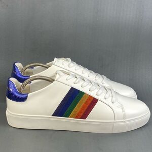Lennon Embroidered Kurt Geiger Sneaker shoe mens size 12 (45) New without Box
